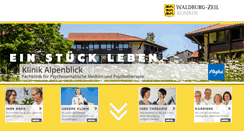 Desktop Screenshot of klinik-alpenblick.de